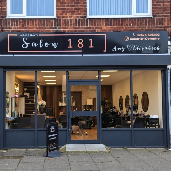 Salon 181 in coventry where Linda is based