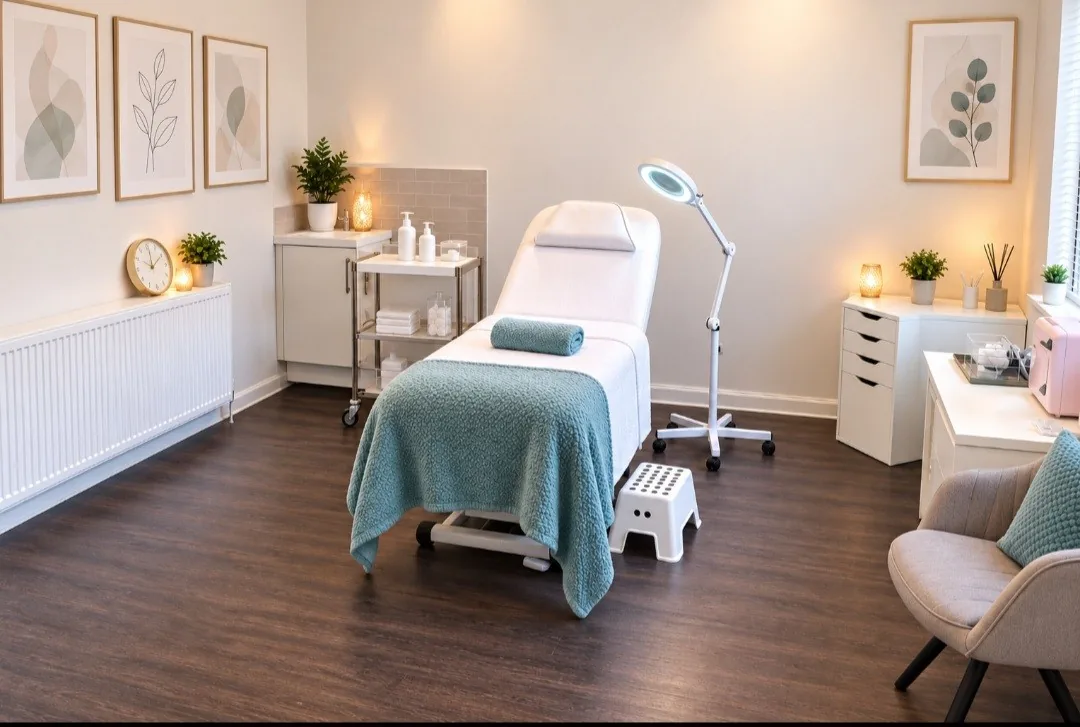 Treatment room at The Look You Deserve, Salon 181, Coventry
